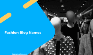 Fashion Blog Names